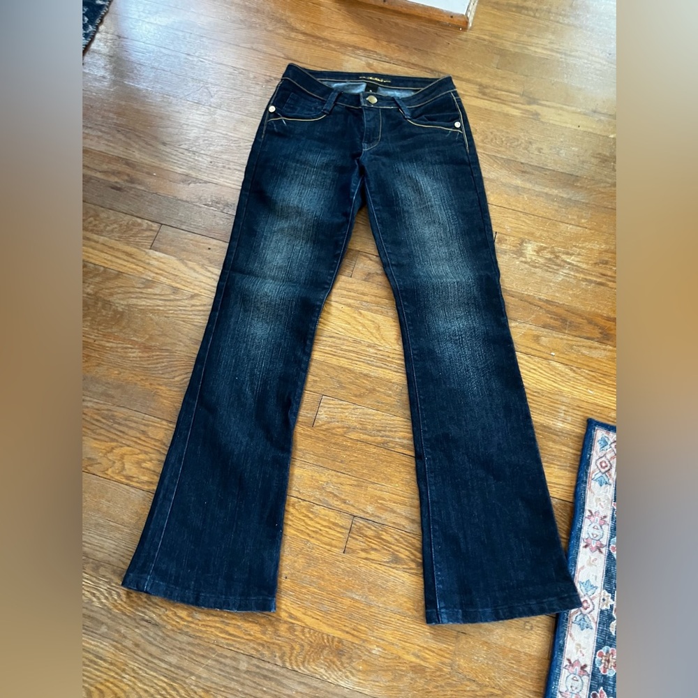 South Pole Blue Flare Wide Leg Jeans